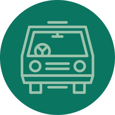 - Araba. Web simgesi basit illüstrasyon