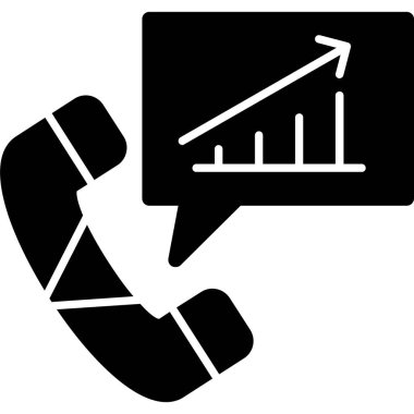 Telefon ikonu, vektör illüstrasyonu. düz tasarım biçimi