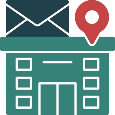 Harita iğnesi. Basit resimleme