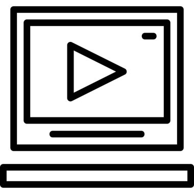 video oynatıcı vektör çizim