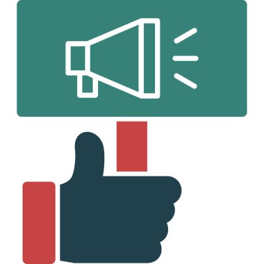 Başparmak yukarı. Web simgesi