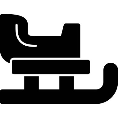 Koltuk. Web simgesi basit illüstrasyon