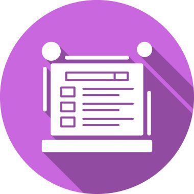 Modern simgenin vektör illüstrasyonu