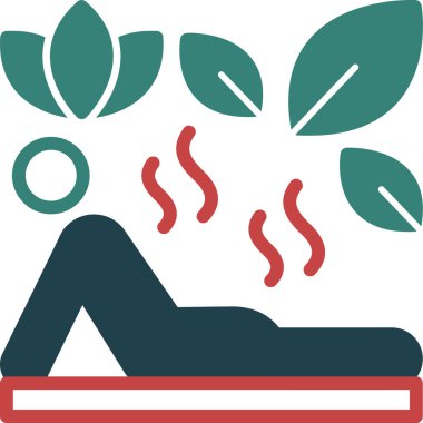 Kadın. Web simgesi basit illüstrasyon