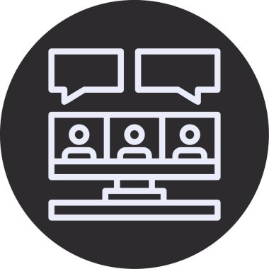 Web simgesi vektör illüstrasyonu