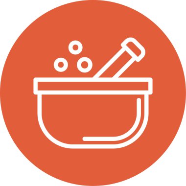 Kova. Web simgesi basit illüstrasyon