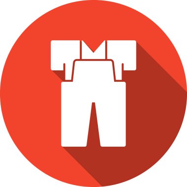 Tek bir izole simgenin vektör illüstrasyonu