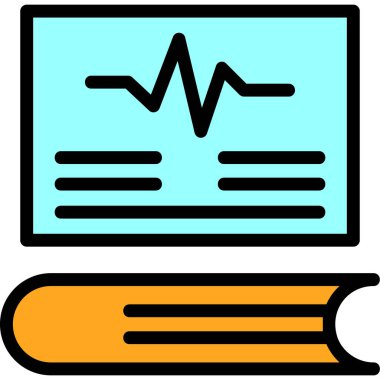 Tıbbi rapor. Web simgesi