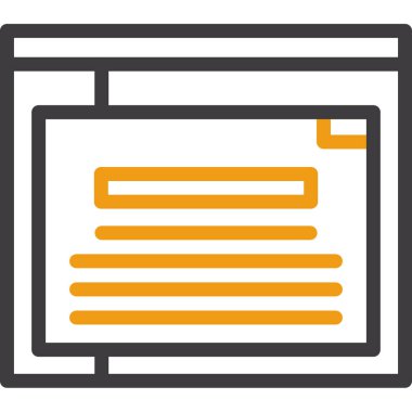 bilgisayar izleyici vektör illüstrasyonu