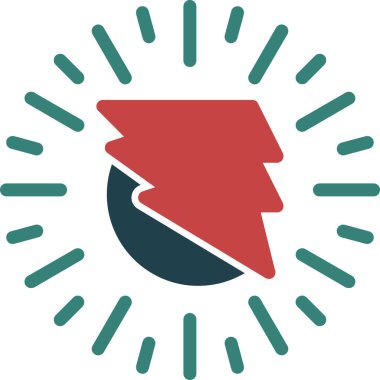 pusula simgesi, vektör illüstrasyonu