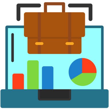 ticari grafik vektör simgesi