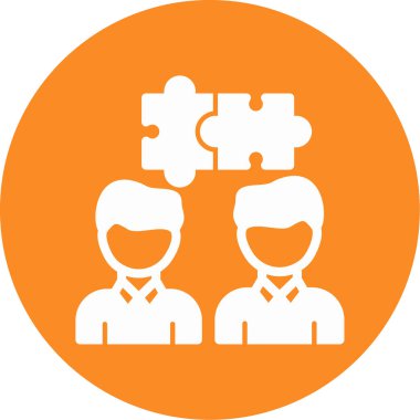 İş takım çalışması vektör simgesi