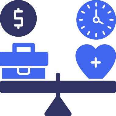 saat parası finans simgesi