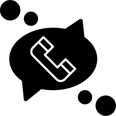 konuşma balonu sohbet simgesi, vektör illüstrasyonu