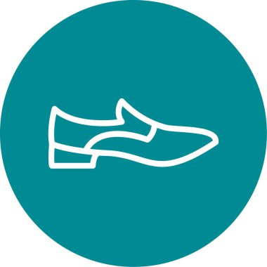 Bir çift ayakkabının vektör çizimi