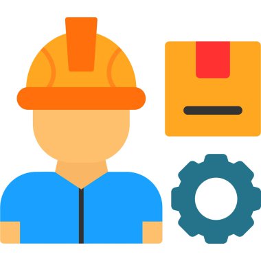 Mühendis inşaat simgesi