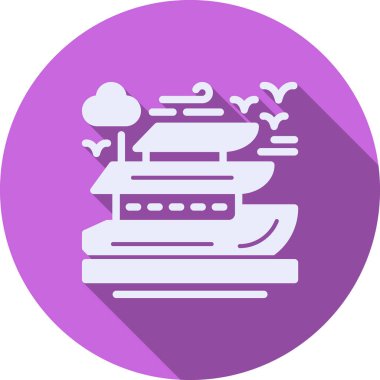 Modern simgenin vektör illüstrasyonu