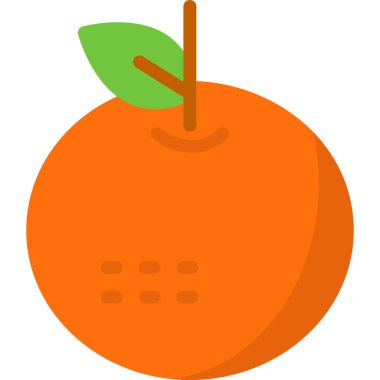 Taze turuncu meyve simgesi