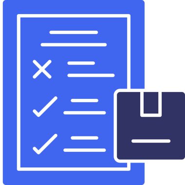 belge simgesi vektör illüstrasyonu