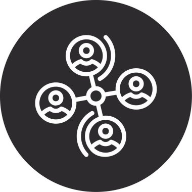 seo modern simgesinin vektör illüstrasyonu