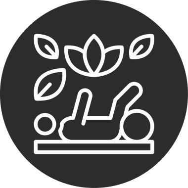 Ağaç simgesinin vektör illüstrasyonu