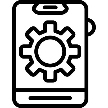 Telefon simgesi vektör illüstrasyonu