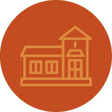 ev simgesi vektör illüstrasyonu