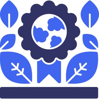 Çiçek. Web simgesi basit illüstrasyon