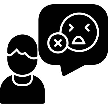 Sohbet ileti simgesi vektörü