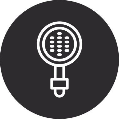 Mikrofon simge tasarlamak vektör