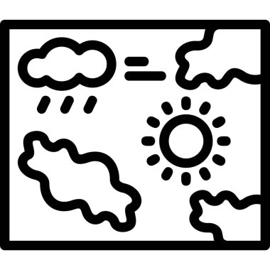 hava simgesi vektör illüstrasyonu