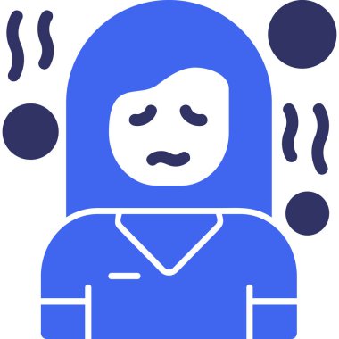 - Soğuk. Web simgesi basit illüstrasyon