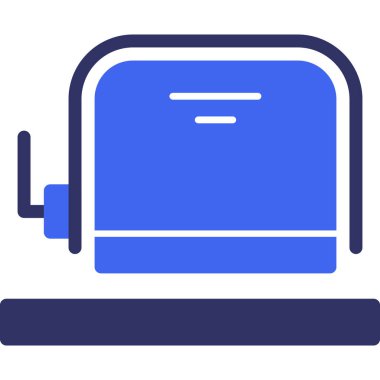 tost makinesi vektör illüstrasyonu