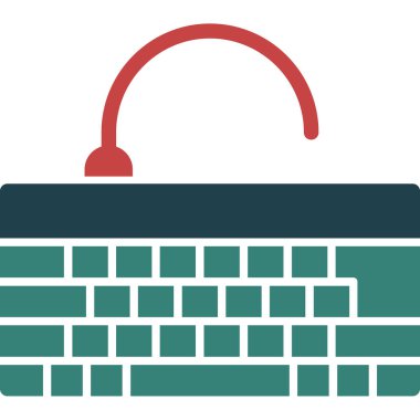 bilgisayar klavyesi düz simgesi, vektör illüstrasyonu