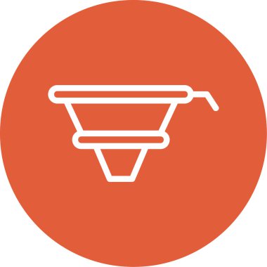 Alışveriş sepeti, vektör simgesi basit illüstrasyon