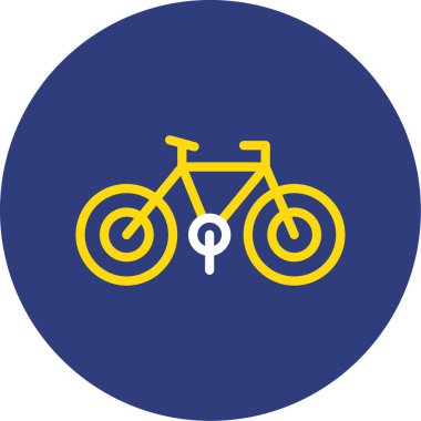 Soyut arkaplanda motosiklet simgesi izole edildi