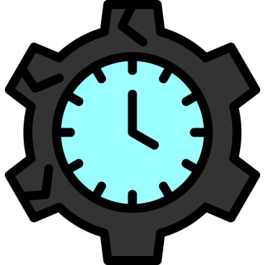 Alarm saat vektör simgesi