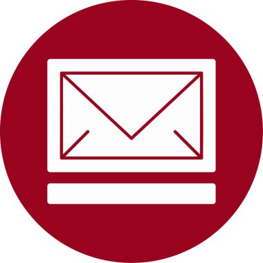 Zarf simgesinin vektör illüstrasyonu