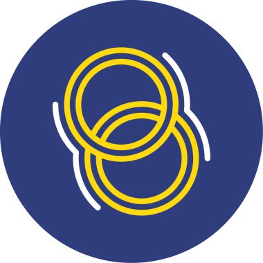 güzel ve güzel çizgi vektör çizgisi simgesi