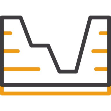 Belge. Web simgesi basit illüstrasyon