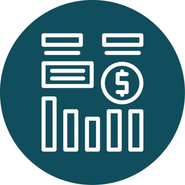 Ok, çizgi simgesi, vektör illüstrasyonu, stok resmi, ana hatlı grafikler, doğrusal tasarım içeren dolar sikkeleri