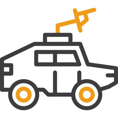 - Araba. Web simgesi basit illüstrasyon