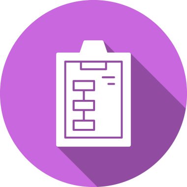 belge simgesi vektör illüstrasyonu