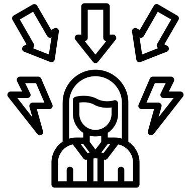 İş ve finans simgesinin vektör illüstrasyonu