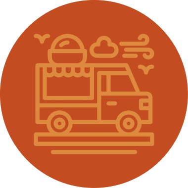 Gıda simgesinin vektör illüstrasyonu