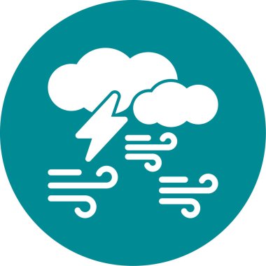 hava durumu web simgesi basit illüstrasyon