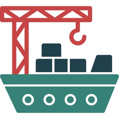 kargo vinci vektör simgesi