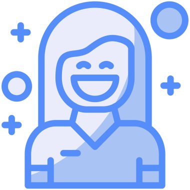 iş adamları kategorisinde avatar kadın insan simgesi