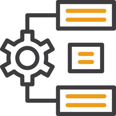 ağ web simgesi basit illüstrasyon