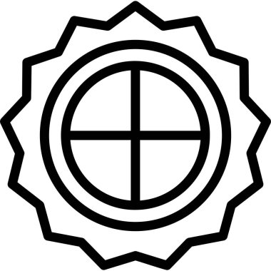 genel küresel iş simgesi ana hatlar biçiminde